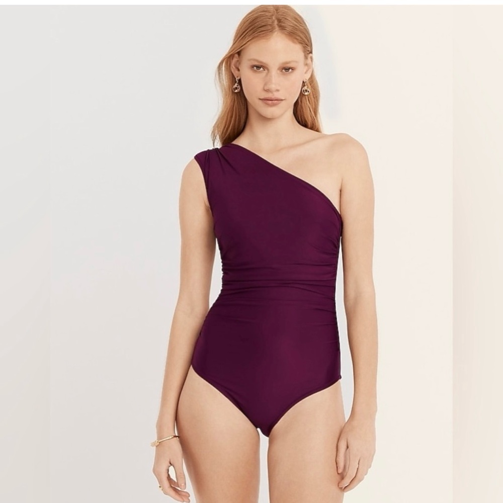 J. Crew Purple One-Piece Swimsuit